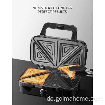 3-in-1 Elektrischer Sandwichmaker 1200W Waffeleisen Grill